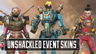 NEW Unshackled Event Skins  Apex Legends [upl. by Ozzy]