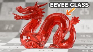 Blender 42 Realistic Glass In Eevee  Quick Tutorial [upl. by Nilloc425]