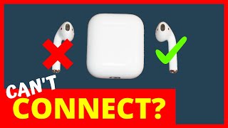 AirPod Not Connecting QUICK amp EASY FIX  Handy Hudsonite [upl. by Adabel]