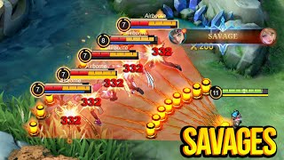 TOP 20 BEST MOBILE LEGENDS SAVAGES OF 2024 6 ✅ [upl. by Erual]