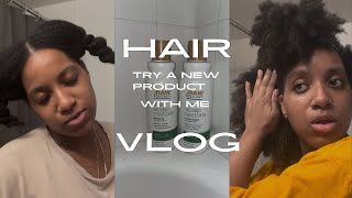 Hair Vlog Trying Raw Sugar “The Scalp Restore” Products [upl. by Frentz]