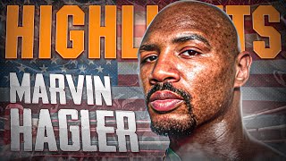 BEST MIDDLEWEIGHT OF ALL TIME Marvin Hagler HIGHLIGHTS amp KNOCKOUTS  BOXING KO FIGHT HD [upl. by Sami]