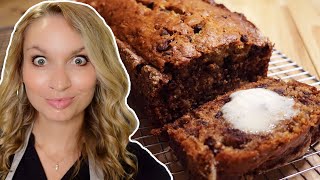 The Best Chocolate Chip Banana Bread Only Takes 11 Minutes [upl. by Carpio]