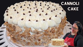 The most AMAZING Cannoli Cake Recipe American Cassata SECRET recipeRevealed [upl. by Malilliw26]