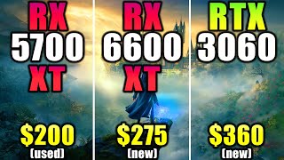 RX 5700 XT vs RX 6600 XT vs RX 3060  How Much Performance Difference [upl. by Annel668]