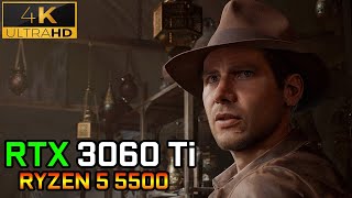 Indiana Jones and the Great Circle  RTX 3060 Ti  Ryzen 5 5500  1080p 1440p and 4K  Benchmark [upl. by Esch]