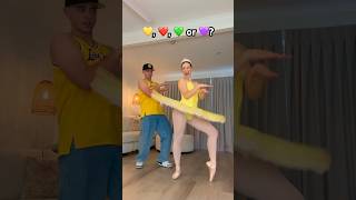 WE NEED TO KNOW 😅  APT DANCE by ROSÉ amp Bruno Mars dance trend viral couple funny shorts [upl. by Lounge]