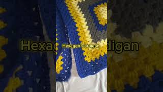 Hexagon Cardigan Beginners Friendly Crochet [upl. by Alejandro]