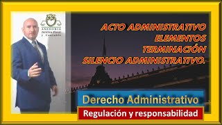 Validez y nulidad del acto administrativo [upl. by Aneelehs332]