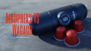 Aeropress vs Wacaco Minipresso NS Choosing the Best Portable Coffee Maker for Hiking [upl. by Koa]