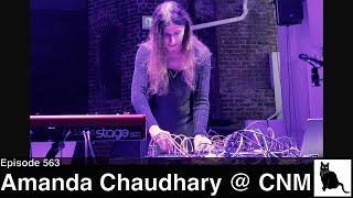 Amanda Chaudhary electronicsynth performance at the Center for New Music [upl. by Enilrae]