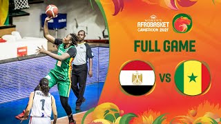 Egypt v Senegal  Full Game  FIBA Womens AfroBasket 2021 [upl. by Tamer]