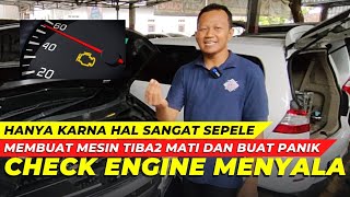 Lampu Indikator Check Engine menyala karena hal sepele ini [upl. by Aninat]