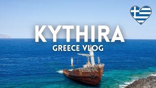 🇬🇷 Kythira Island  Beaches Artifacts amp Shipwrecks  Greece VLOG 4K [upl. by Atnod]