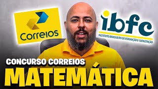 🏆TOP 5 ASSUNTOS MAIS COBRADOS DE MATEMÁTICA IBFC CONCURSO CORREIOS 2024 [upl. by Manvell]