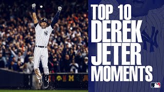 Top 10 Moments of Derek Jeters Career  Yankees legend inducted to Baseball Hall of Fame [upl. by Aniaj]