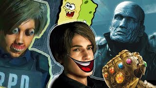 SI TE RÍES PIERDES nivel Resident Evil 2 remake  MEMES Mejores momentos  ElilobosMortal [upl. by Atirahc]