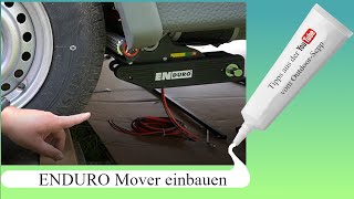 Einbau Enduro Em203 Mover am Wohnwagen ohne Hebebühne und Grube [upl. by Brie531]