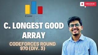 Longest Good Array  Codeforces Round 970 Div 3  solution in Bangla [upl. by Derr]