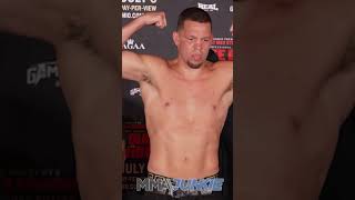 Nate Diaz is not a big fan of fake weighins natediaz jorgemasvidal boxing [upl. by Jauch]