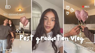 Post graduation vlog 🏠💗📚 🎓Moving into my new home [upl. by Richardson698]