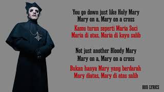 Mary On A Cross  Ghost Lirik amp Terjemahan [upl. by Delfine]