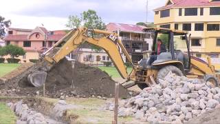 Iniciaron trabajos de construcción de la concha acústica en el Parque Jipiro [upl. by Osterhus]