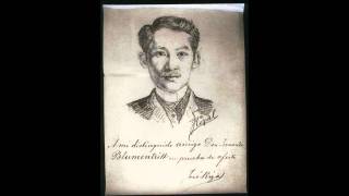 Mi último adiós de José Rizal  Antología de poesía filipina [upl. by Porter]