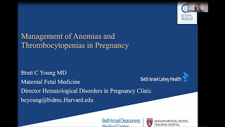 Management of Anemias and Thrombocytopenias in Pregnancy [upl. by Euqinobe343]