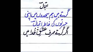 Allama Muhammad Iqbal poetry  Inspirational poetry [upl. by Nailluj]