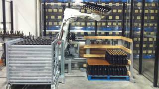 021 Robotic Wine Bottle Palletizer by wwwphsinnovatecom [upl. by Lotson34]