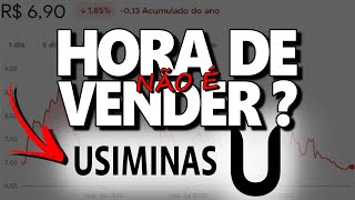 USIM5 HORA DE VENDER USIMINAS DIVIDENDOS LUCRO E DÍVIDA VALE A PENA INVESTIR EM USIM5 [upl. by Meda]