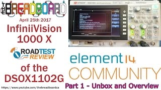 Keysight DSOX1102G Oscilloscope Review  Part 1  Unbox and overiew [upl. by Helbona]