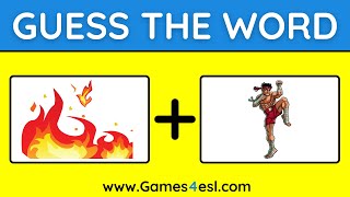 Guess The Word Game  Compound Words  Easy [upl. by Joachim934]