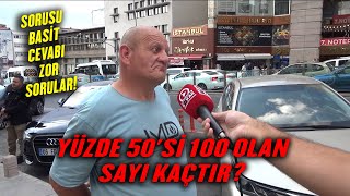 Yüzde 50si 100 Olan Sayı Kaçtır [upl. by Yadseut269]