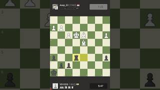 Danish gambit Rook vs two bishops tough game chess [upl. by Granny]