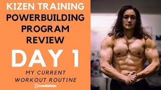 Kizen Powerbuilding Program Review Day 1 [upl. by Hcir]