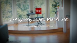 SKY5138 61Key Beginner Electronic Keyboard Piano Set [upl. by Ailat]