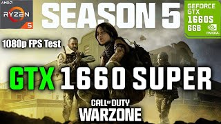 GTX 1660 SUPER Call of Duty Warzone 3 Season 5 FPS Test [upl. by Aniehs]