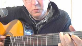 Apprendre la guitare Lencre de tes yeux part 2 Chant [upl. by Pacorro972]