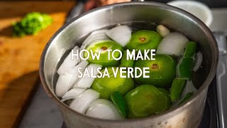 How To Make Salsa Verde [upl. by Ymeraj]