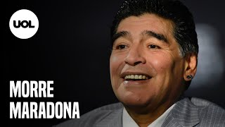 Morre Diego Maradona após parada cardiorrespiratória [upl. by Lyon685]