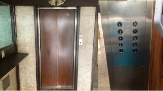 ELEVADOR ANTIGO COM PORTAS AUTOMÁTICAS EM PRÉDIO RESIDENCIAL Otis Tradicional da década de 70 [upl. by Wight]