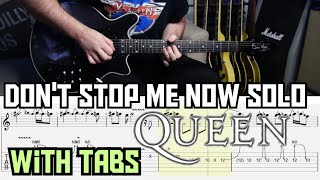 DONT STOP ME NOW SOLO  QUEEN WITH TABS [upl. by Ayote]