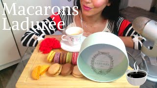 ASMR MACARON LADUREE FRENCH MACARON CRUNCHY SOUNDS [upl. by Barton]