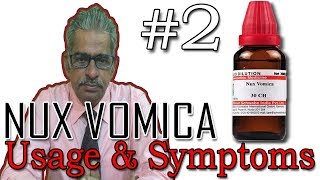 Nux Vomica in Hindi Part 2  Uses amp Symptoms in Homeopathy by Dr PS Tiwari [upl. by Haroun731]