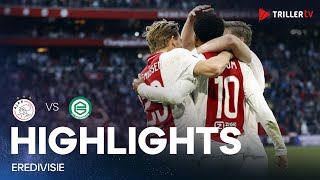 Ajax vs Groningen 31 Full Highlight [upl. by Yelknirb]