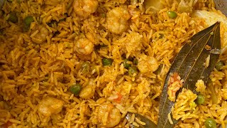 Kolambi pulao l Prawns pulao in marathi [upl. by Afirahs]