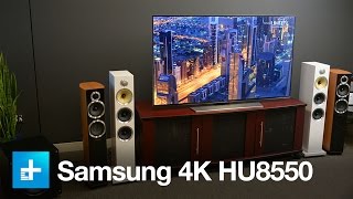 Samsung HU8550 4K TV  Hands on [upl. by Juta]