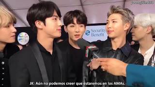 Sub español 171119 BTS  AMAs BTS con George Pennacchio [upl. by Dodd]